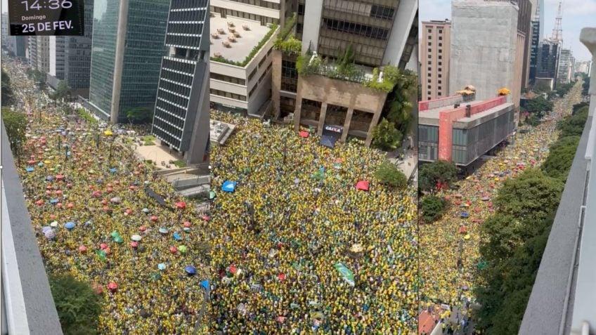 Ato na Paulista mostra força política de Bolsonaro