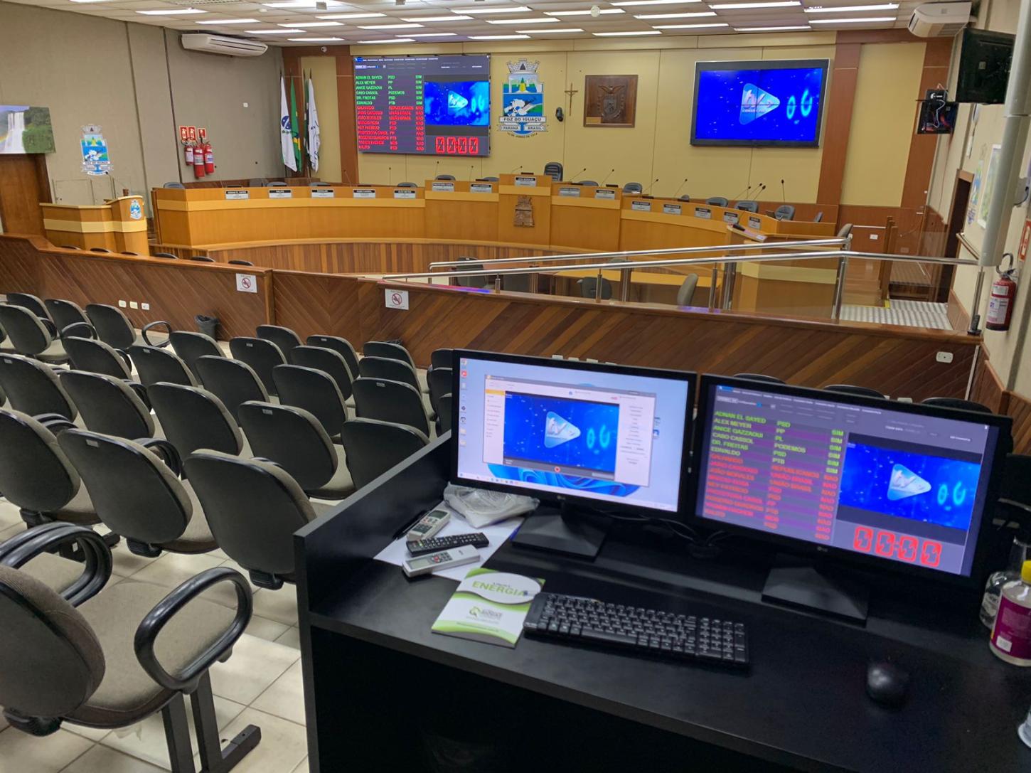 Câmara Municipal implanta sistema de votação remota para vereadores 