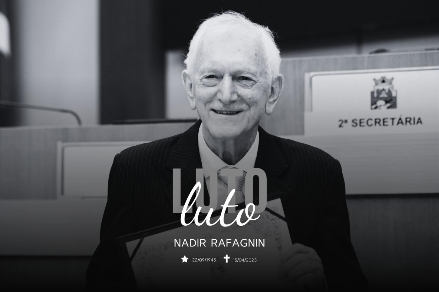 Falecimento de ex-vereador Nadir Rafagnin