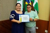 Trabalhadores da reciclagem de Foz do Iguaçu recebem moção de aplauso da Câmara