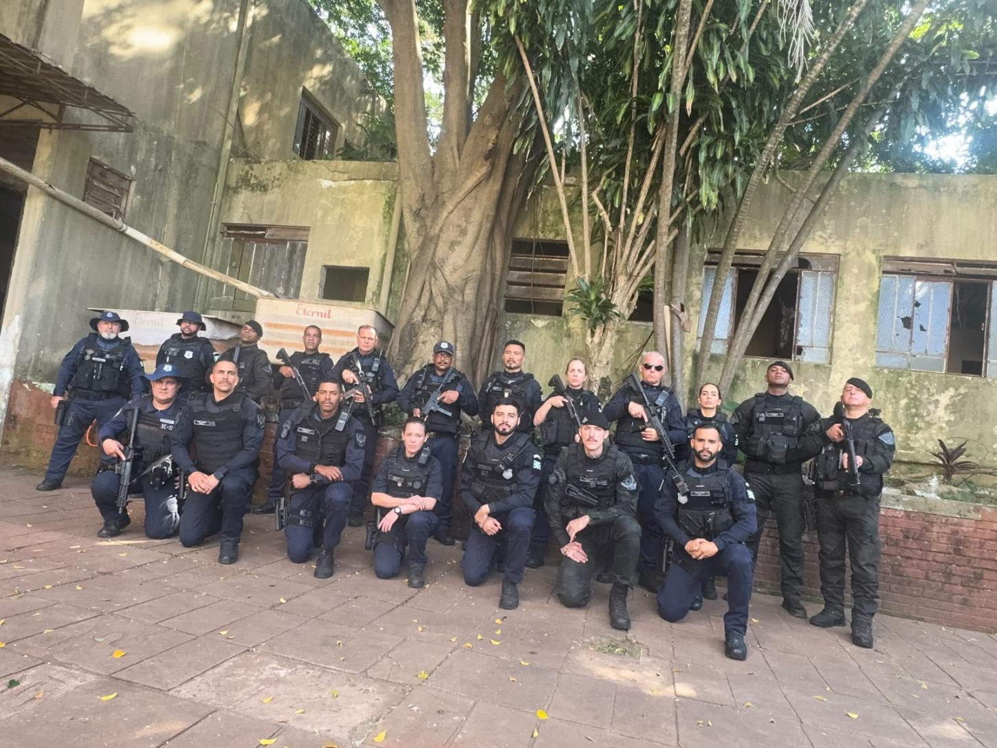 Equipes de segurança especializada da Guarda Municipal participam de treinamento