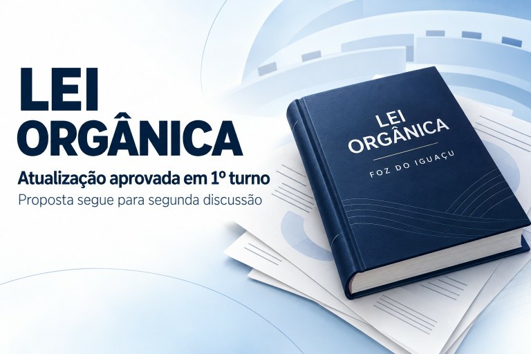 Atualização da Lei Orgânica é aprovada em 1º turno