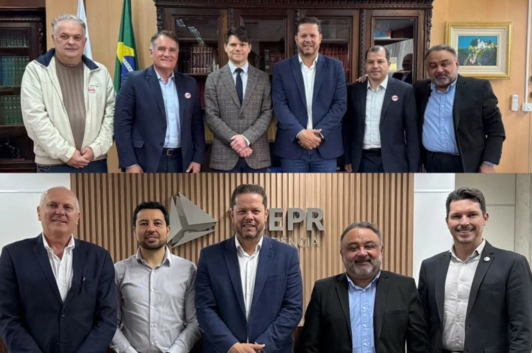 Presidente da Câmara de Foz realiza visita técnica ao Tribunal de Contas do Paraná