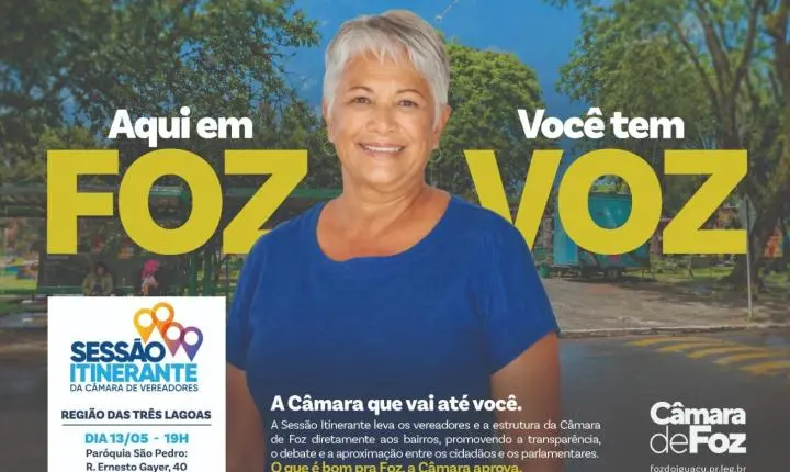 Chegou a vez da região de Três Lagoas receber a Sessão Itinerante da Câmara