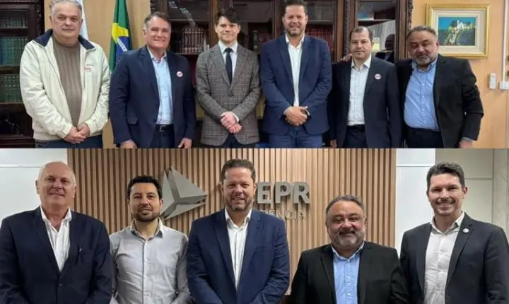 Presidente da Câmara de Foz realiza visita técnica ao Tribunal de Contas do Paraná